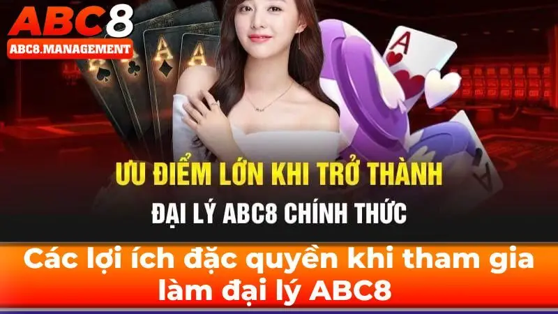 Các lợi ích đặc quyền khi tham gia làm đại lý ABC8  